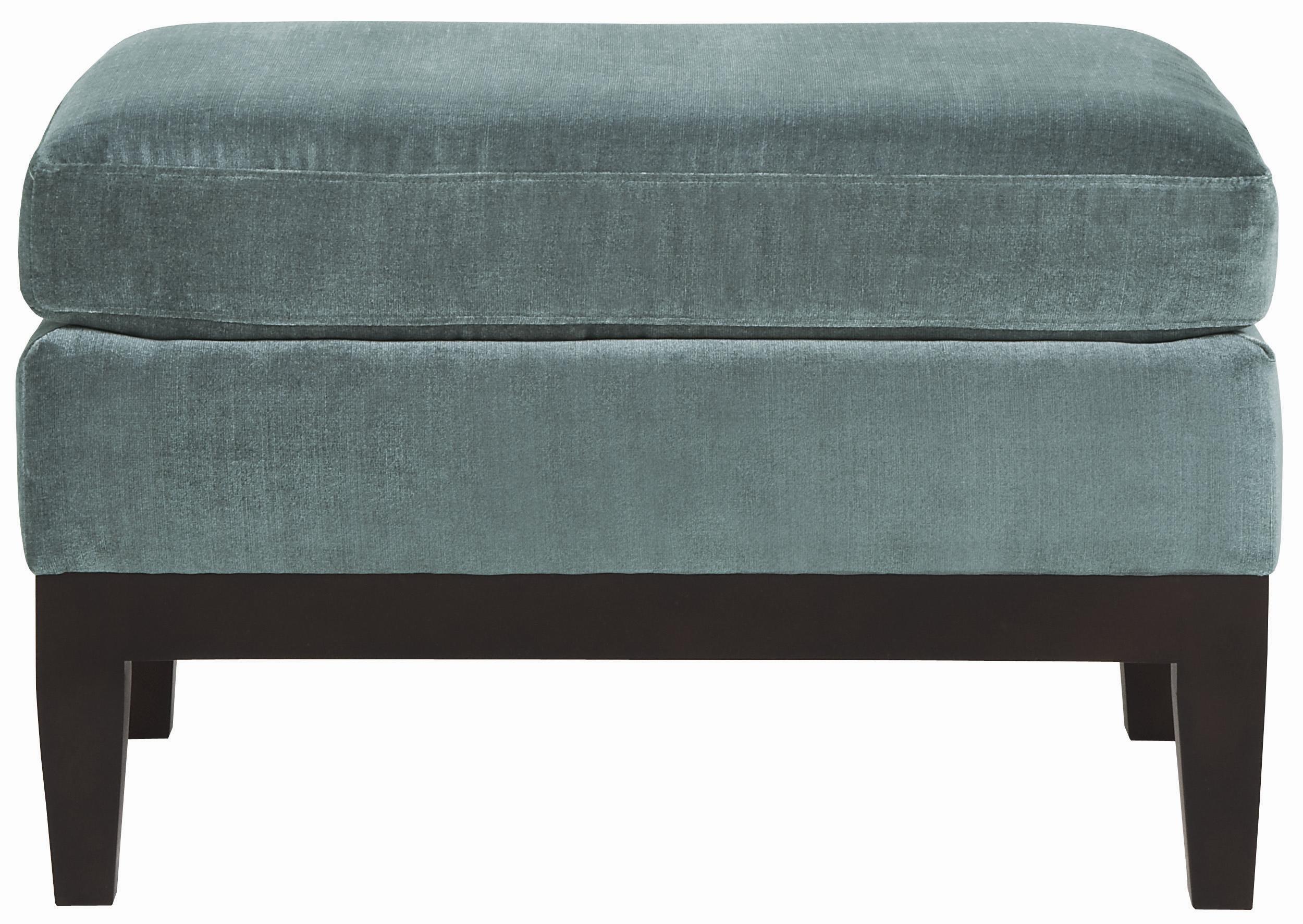 Bernhardt Interiors Cumberland Traditionally Modern Square Ottoman